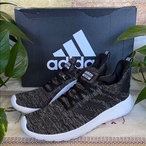 NEW Adidas Men's Lite Racer Byd Black/White Athletic Running Shoes, Size 8.5